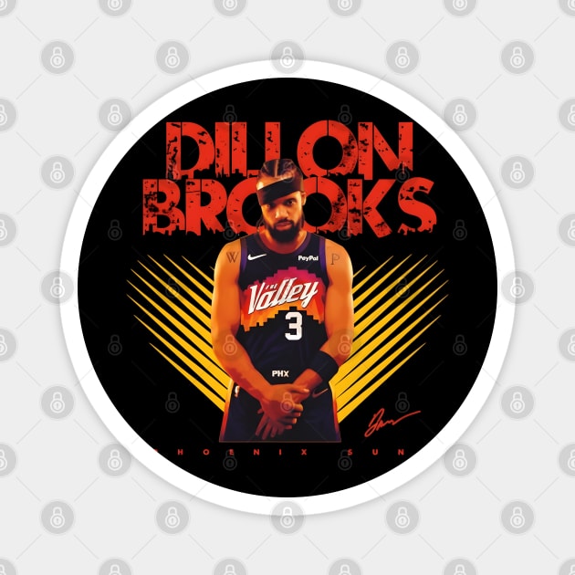 Dillon-The-Villain-Dillon-Brooks Magnet by dtr_art